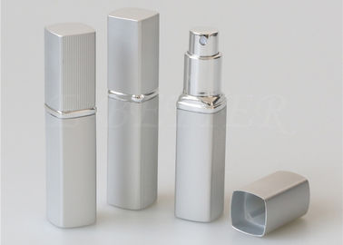 Matte Silver Travel Parfum Atomiser Holder 25ml Botol Isi Ulang Parfum Semprot Oral