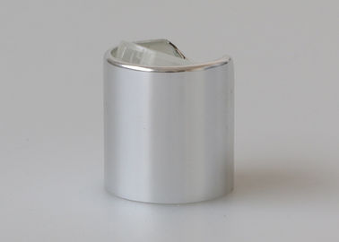 Shiny Silver Top Disc Cap, Shampoo Cosmetic Cap Matte Surface