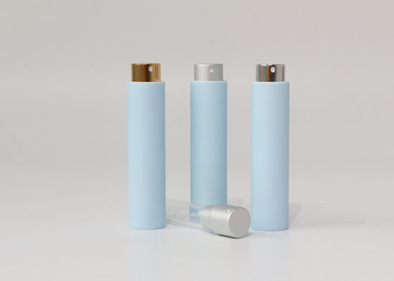 10ml kantong kosmetik isi ulang alat penyemprot parfum memutar botol semprot dengan pompa