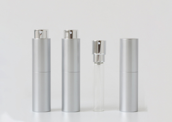 Electroplating plastic Base glass Inner 10ml botol semprotan penyemprot parfum isi ulang