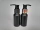30ml Matte Black Aluminium Pump Dropper Botol Esensial Aluminium Botol Kosmetik