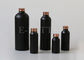 Mendukung pencetakan perpindahan panas 150ml matte Black Aluminium Cosmetic spray Bottles