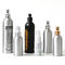 Mendukung pencetakan perpindahan panas 150ml matte Black Aluminium Cosmetic spray Bottles